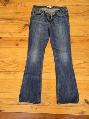 Abercrombie & Fitch Vintage Y2K Women's Dark Blue Madison Flare Jeans Size 8L